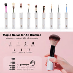 Aprilous spins to dry brushes quickly for ready-to-use makeup tools.