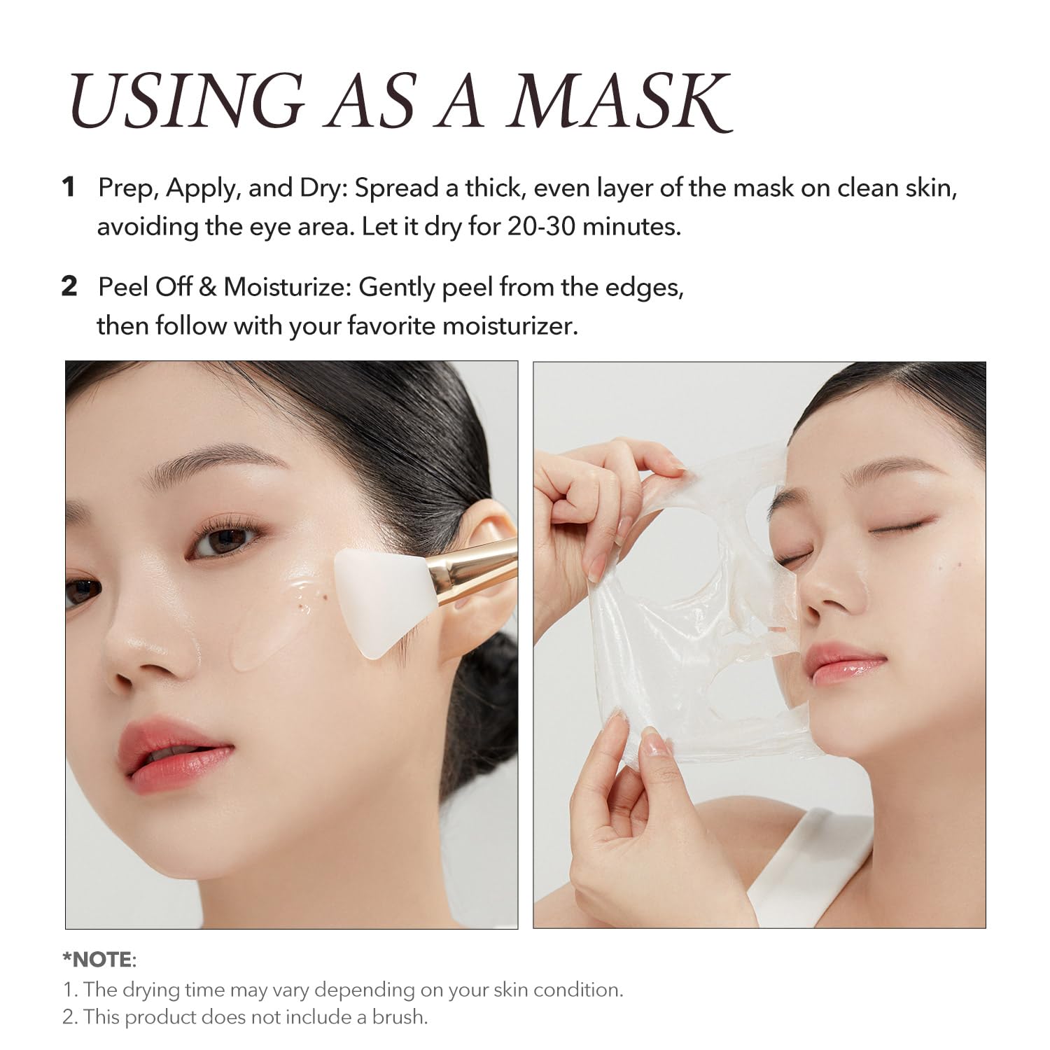 APRILSKIN Calendula mask after-use glow indicates refined texture post-peel
