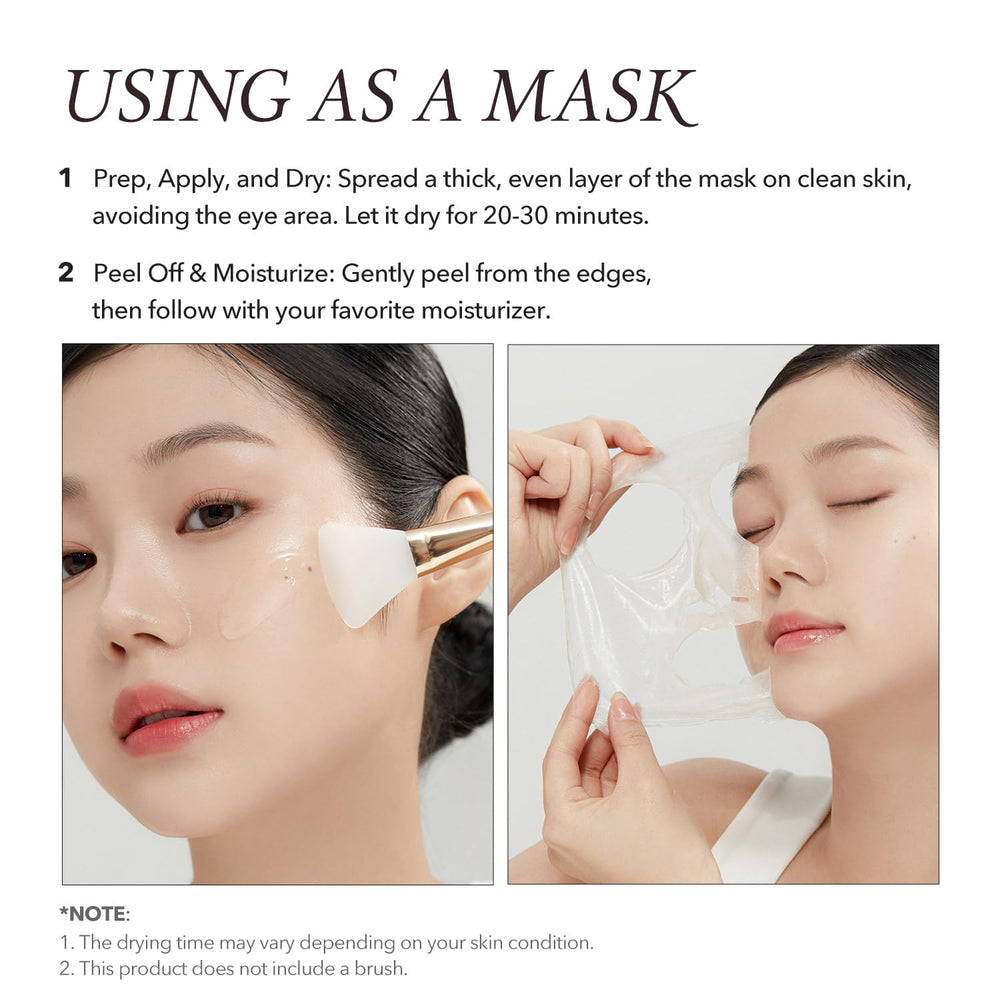 APRILSKIN Calendula mask after-use glow indicates refined texture post-peel