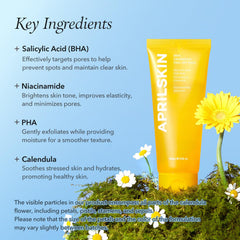 APRILSKIN Calendula mask application demonstrates quick-dry formula for a mess-free process