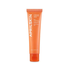 APRILSKIN Carrotene Clarifying Cream tube close-up, lightweight formula for oily, sensitive skin.