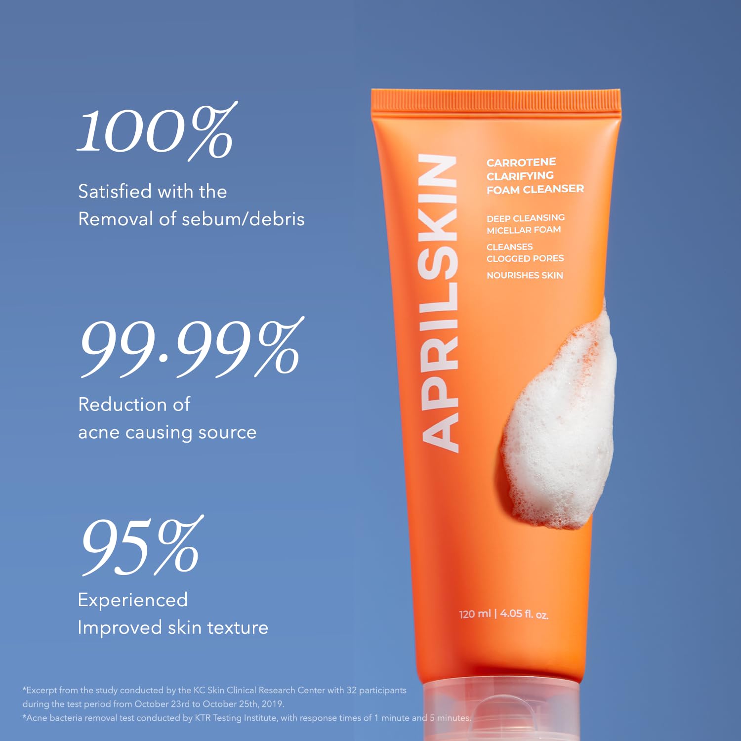 APRILSKIN Carrotene closeup shows beta-carotene antioxidant support for clearer-looking skin