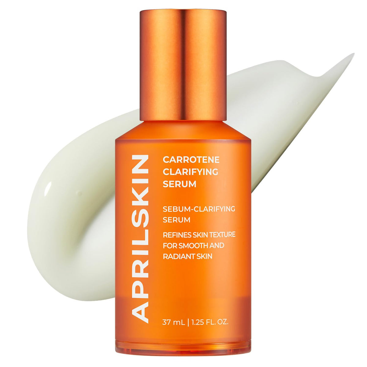 APRILSKIN Carrotene Clarifying Serum bottle front for a lightweight clarifying routine.