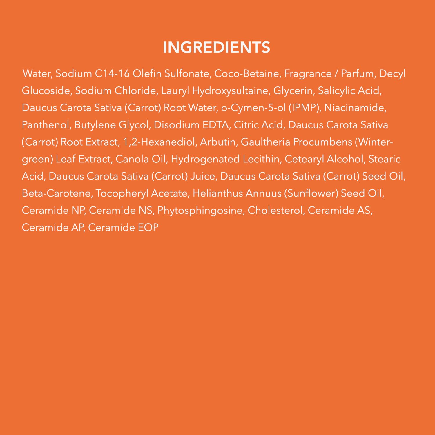 APRILSKIN Carrotene IPMP Exfoliating Body Wash low-pH 5.5 formula intended for gentle daily use