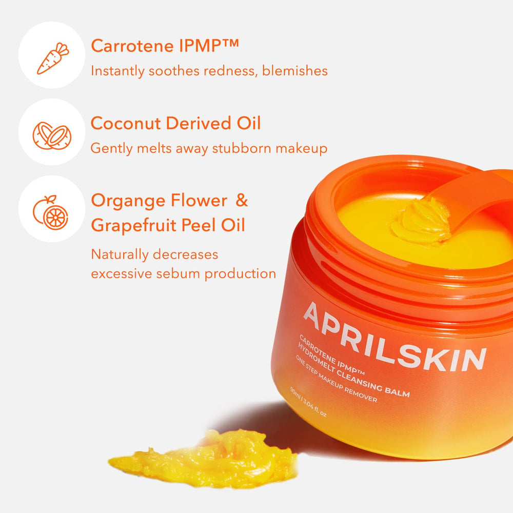 APRILSKIN Carrotene IPMP Hydromelt Gentle eye-safe formula for sensitive skin and non-irritating cleansing