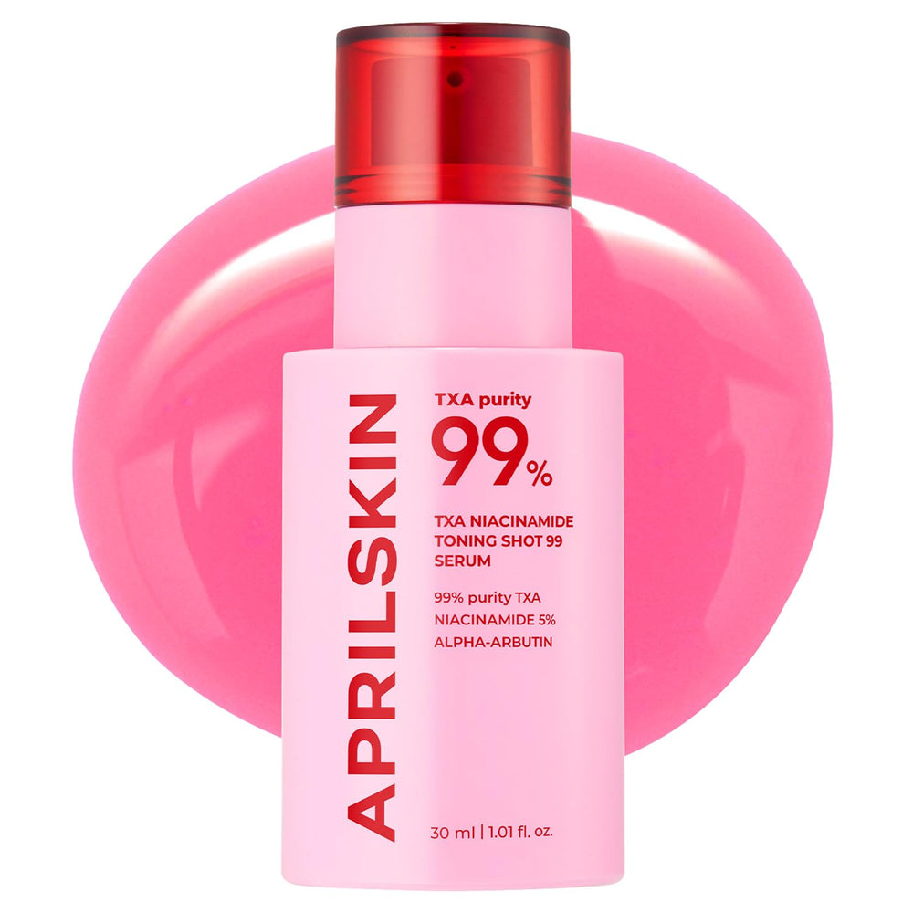 APRILSKIN TXA Niacinamide Toning Shot bottle shows premium brightening skincare