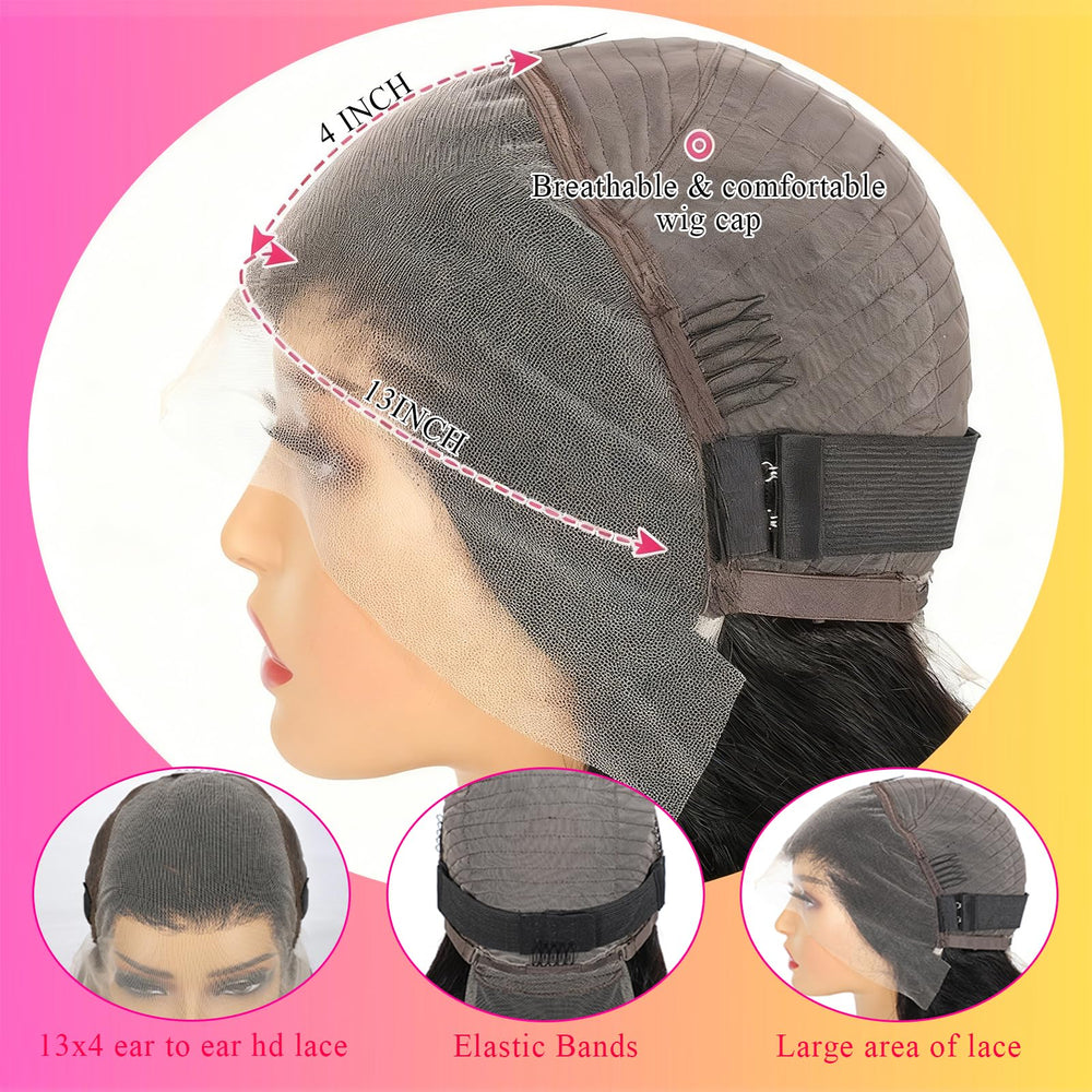 Aptatuse wig bleached knots detail with natural front