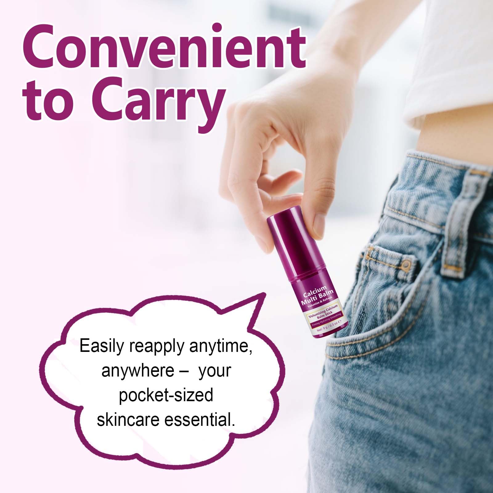 APUUFYQC Calcium Multi Balm Stick skin-application supports gentle daily care.
