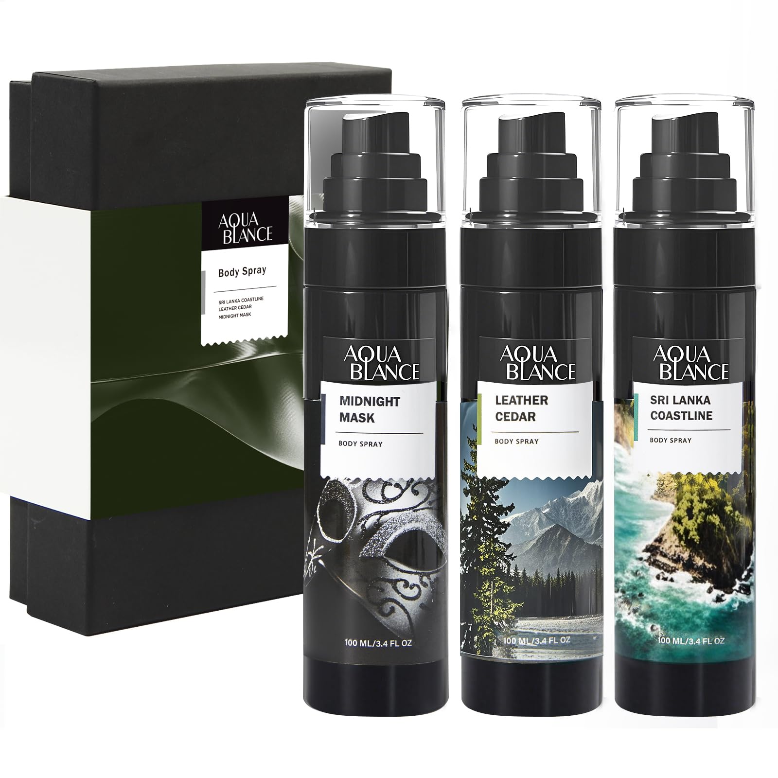 Aqua Blance body spray pack of 3 bottles keeps you refreshed all day