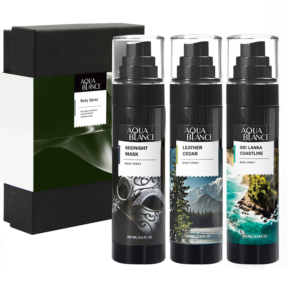 Aqua Blance body spray pack of 3 bottles keeps you refreshed all day