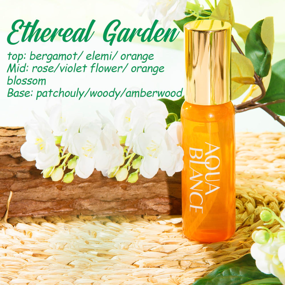 Aqua Blance Golden Luxury bottle emphasizes confidence with a luxurious scent profile.