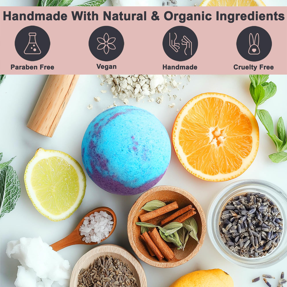 Aqua Elegante twelve-piece large bath bombs deliver a satisfying fizz for a long soak.