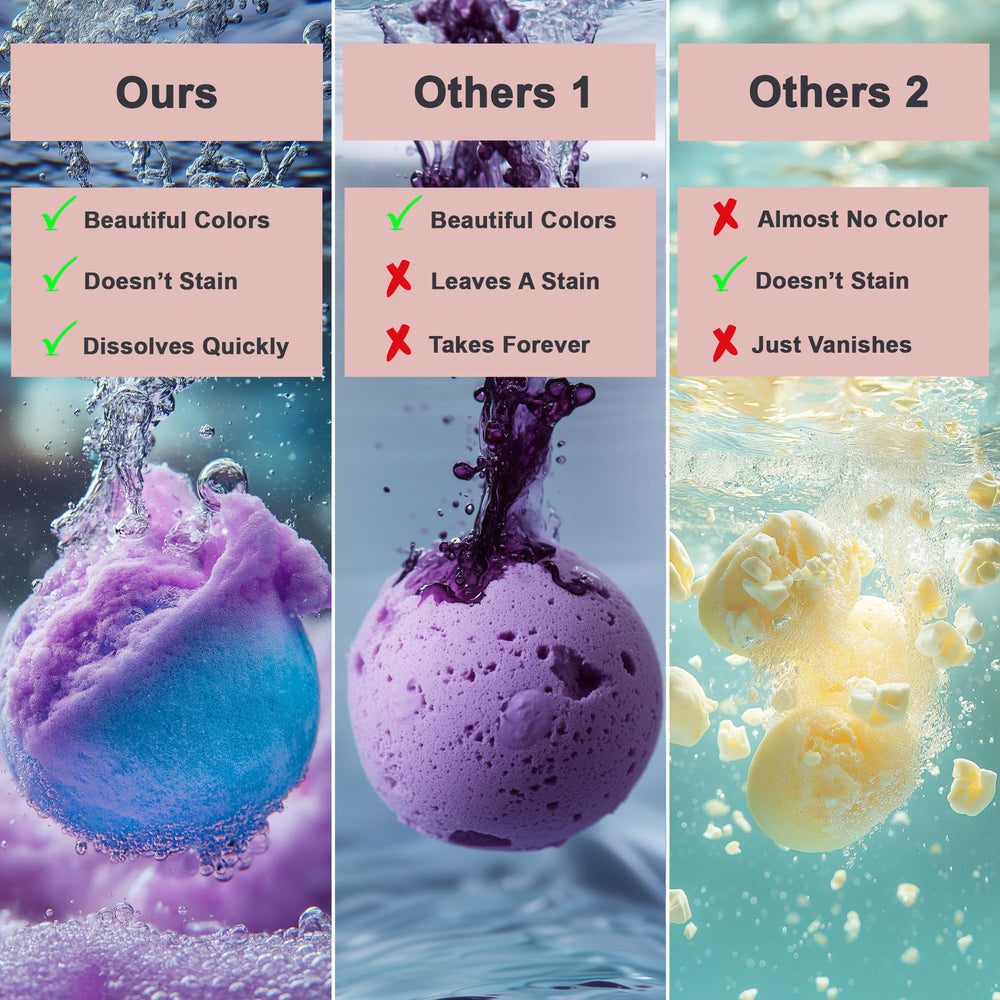 Aqua Elegante colors are brilliant and tub-friendly, helping avoid stains during baths.
