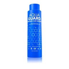 Aqua Guard pre-swim hair-defense bottle front view showing chlorine protection for swimmers.