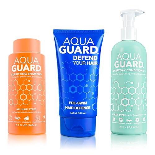 Aqua Guard Swimmers bundle packaging showcases color-safe, chlorine-friendly care.