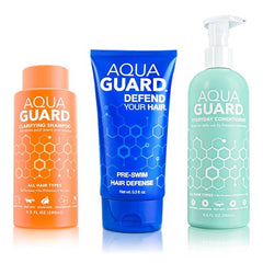 Aqua Guard Swimmers bundle packaging showcases color-safe, chlorine-friendly care.