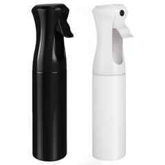 Aquableu spray bottle continuous mist for hair ensures even coverage during styling.