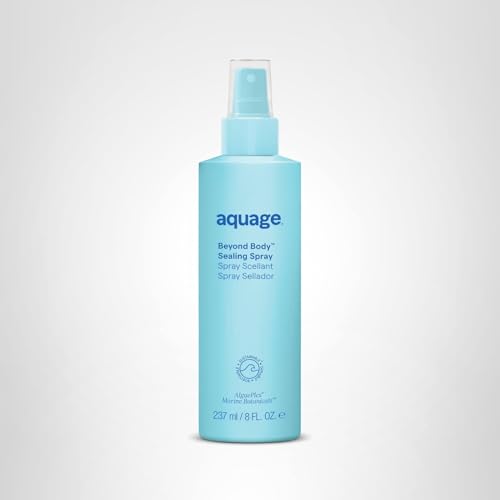 Aquage Beyond Body Sealing Spray final look emphasizes body, shine, and tame flyaways.