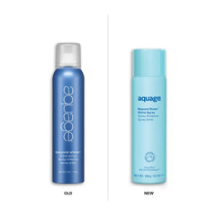 Aquage Beyond Shine gloss-on-finish creates a sleek look on completed styling.