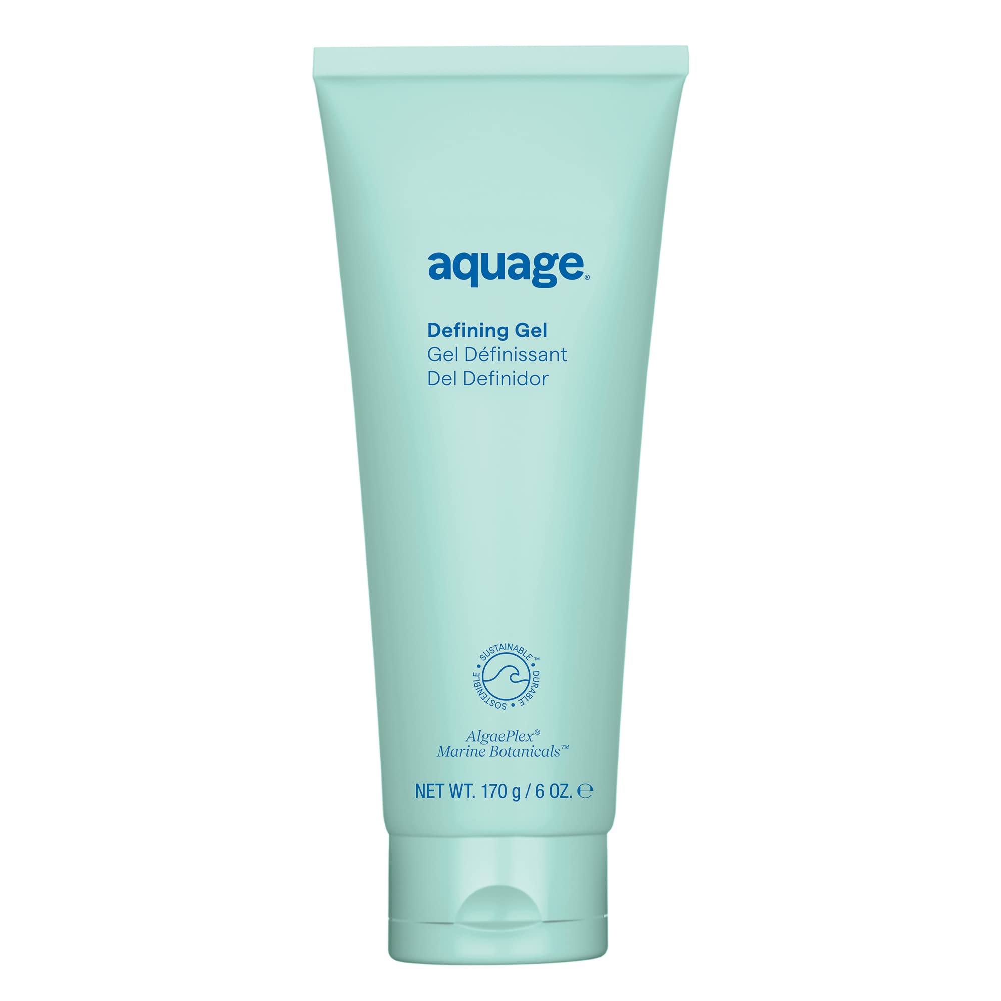 Aquage Defining Gel bottle front for defined curls without frizz