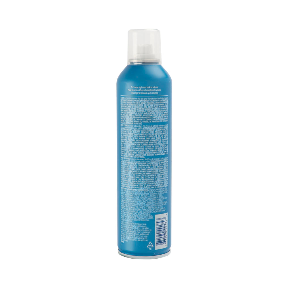 Aquage Freezing Spray sprays a fine mist for quick hold without stiffness.