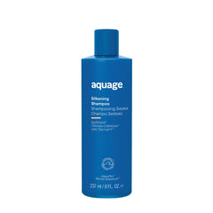 AQUAGE SeaExtend Silkening Shampoo bottle-front shows color protection and shine.