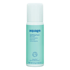Aquage Uplifting Foam travel bottle showing portable volume