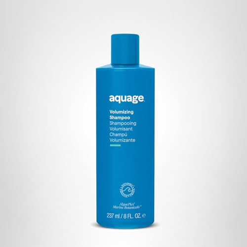 Aquage Volumizing Shampoo after-wash texture highlights body and inner strength.