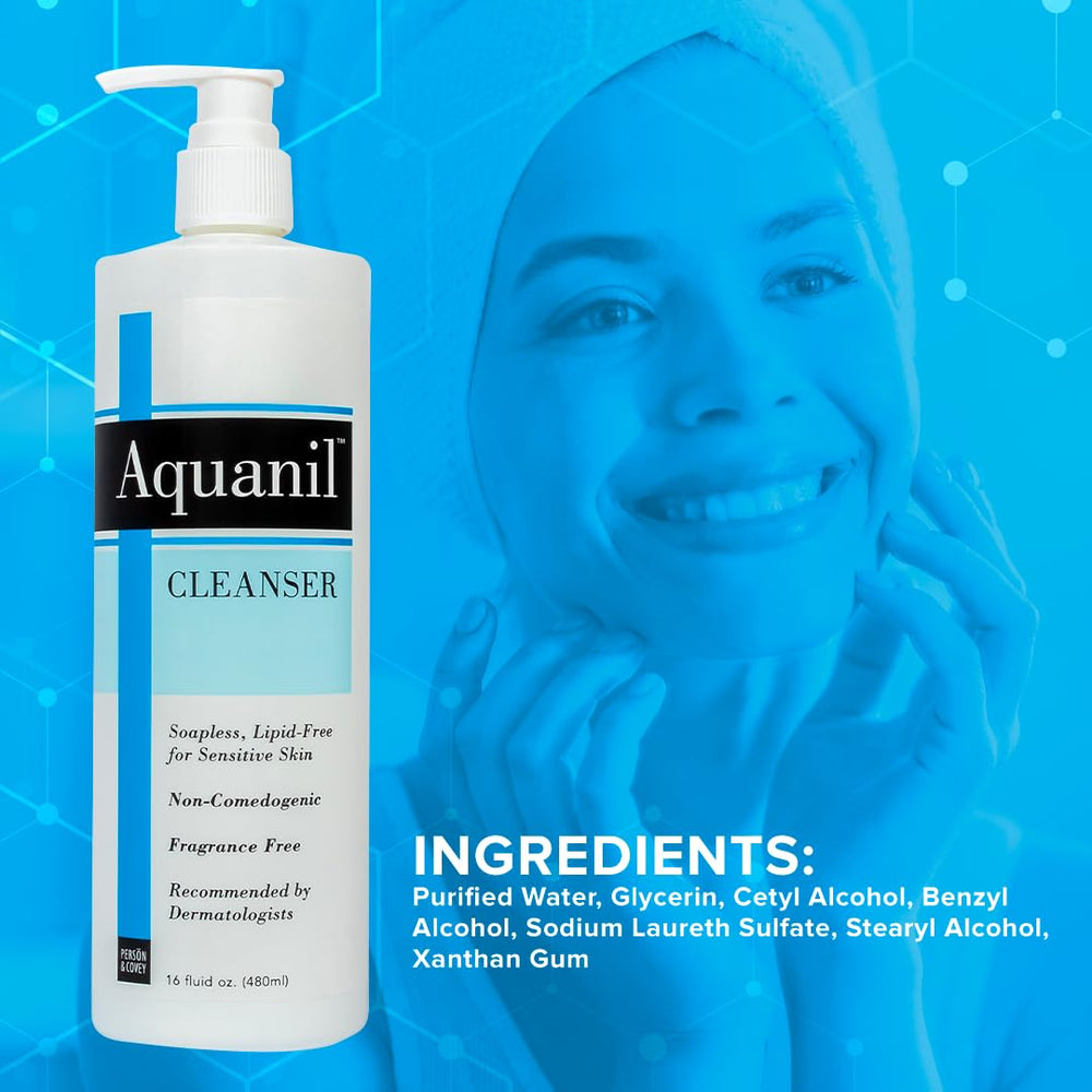 Aquanil rinses clean with no residue after washing.
