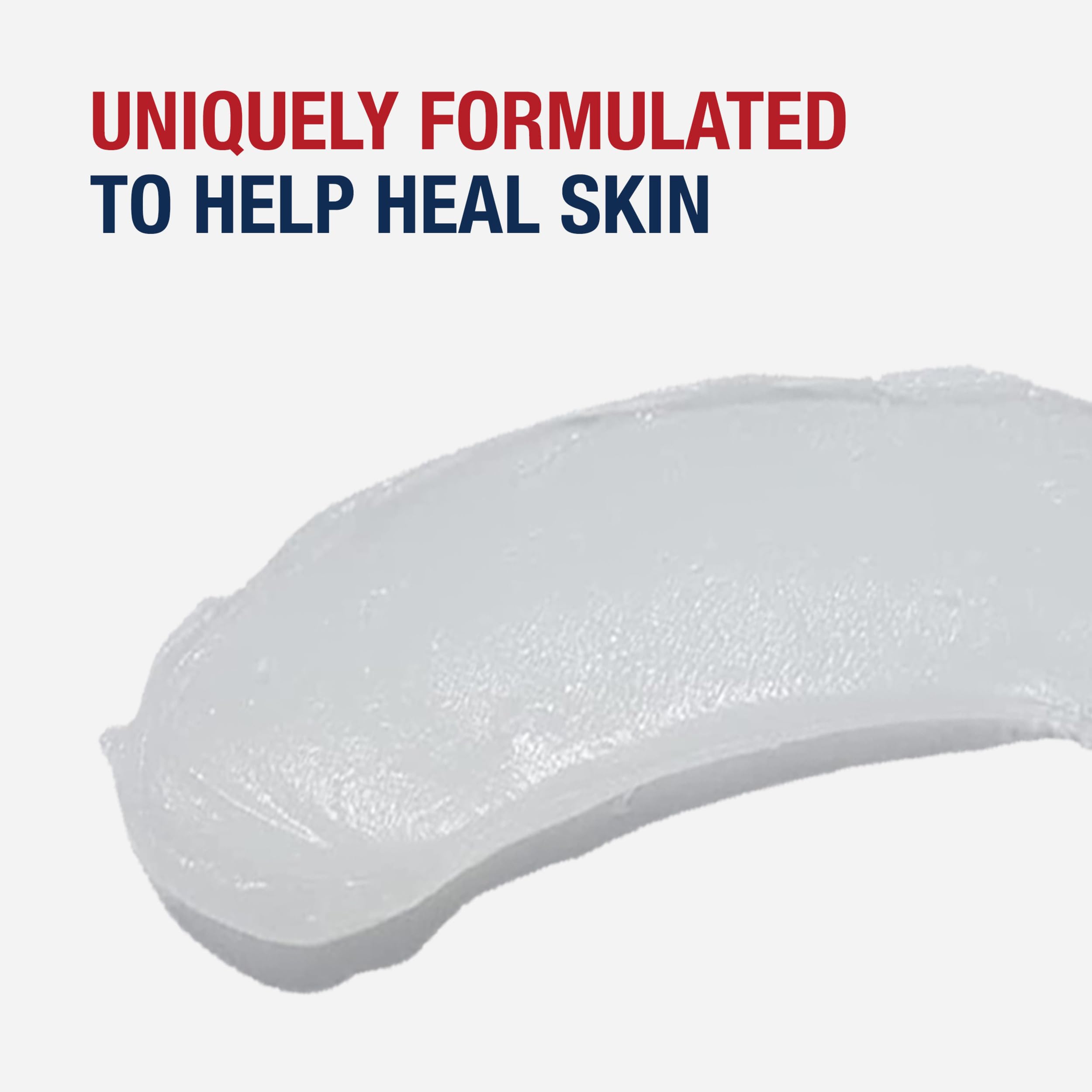 Aquaphor ointment texture in open jar, shows smooth petrolatum formula for hydration