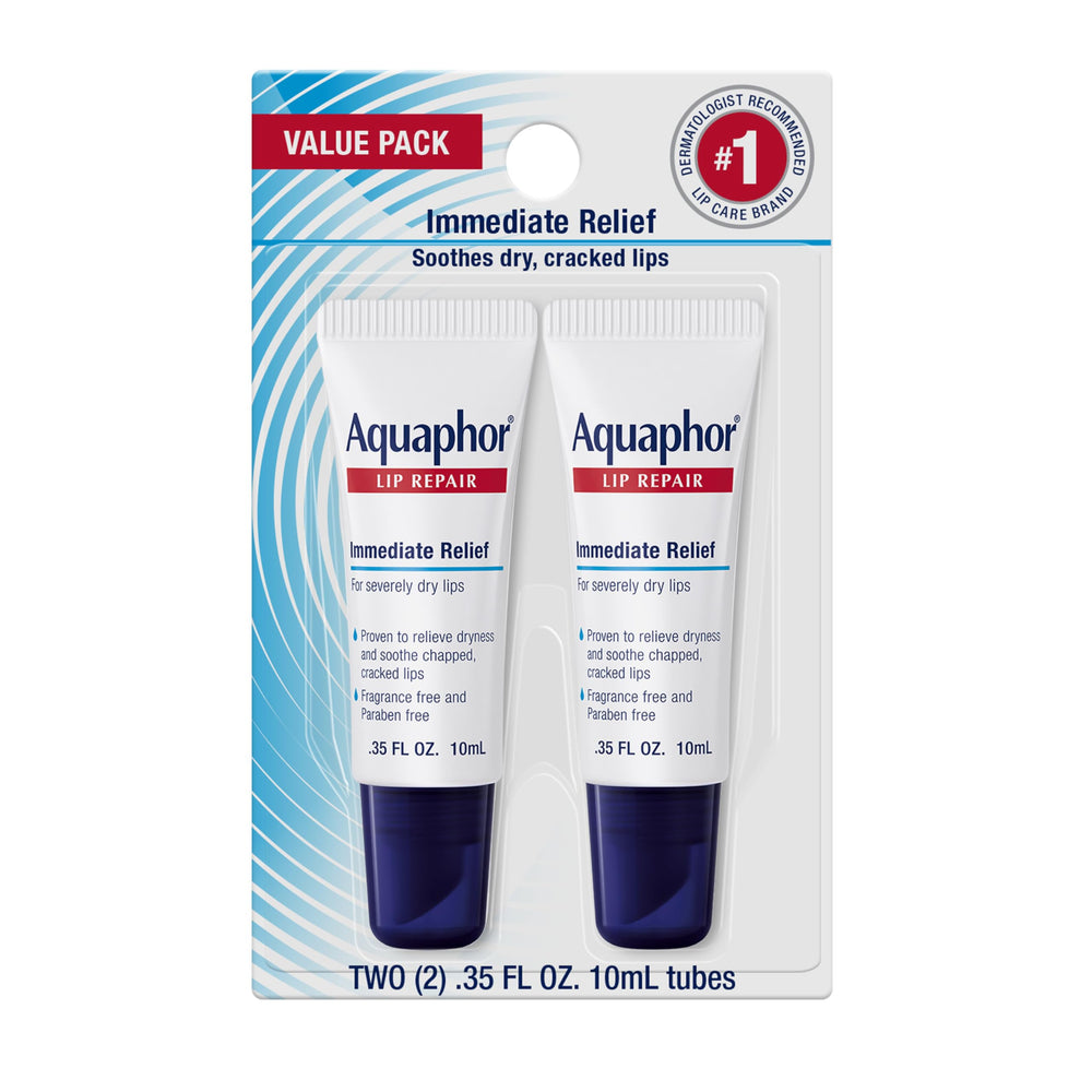 Aquaphor front packaging showing brand and tubes for reliable moisture