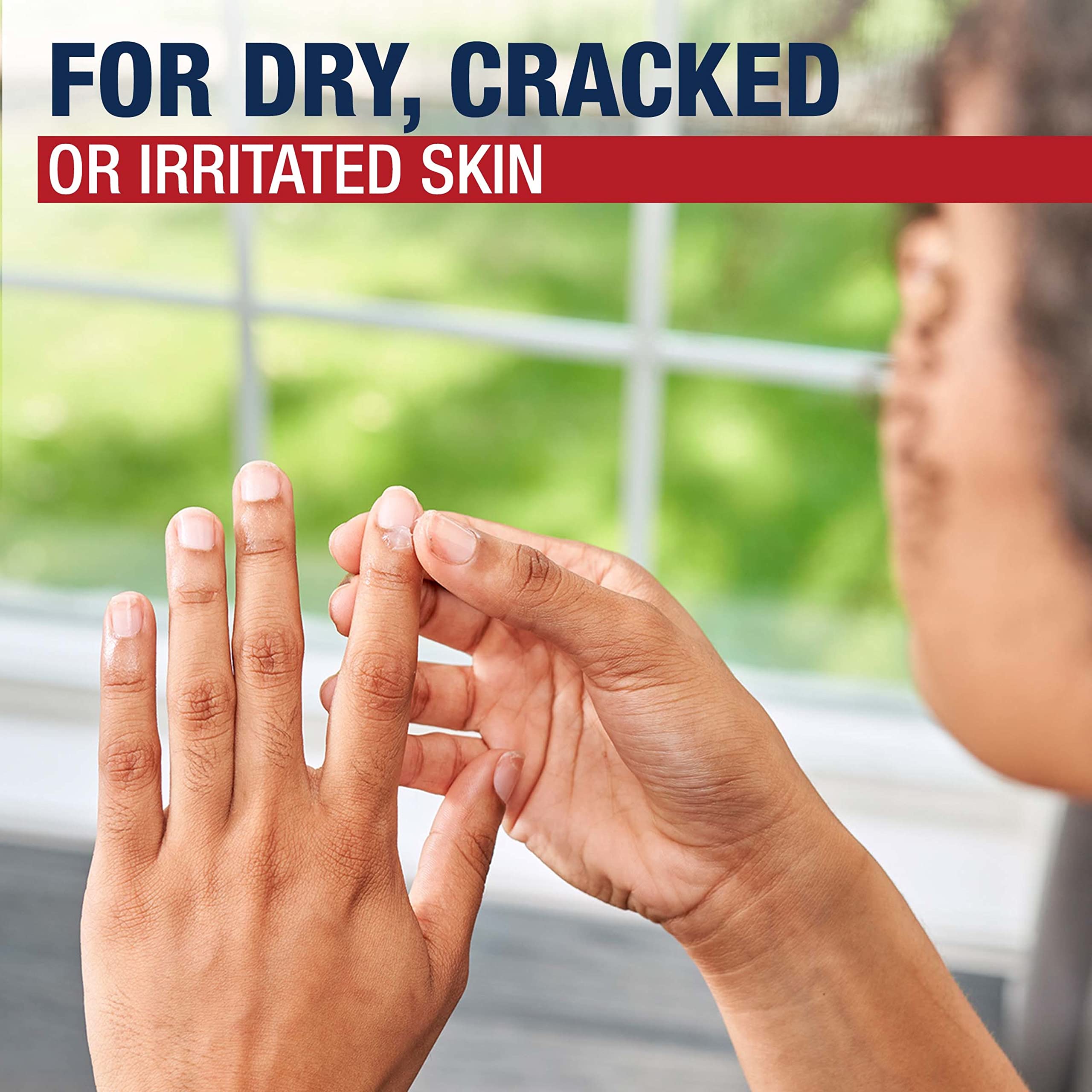Aquaphor Hands and cuticles close-up with barrier protection
