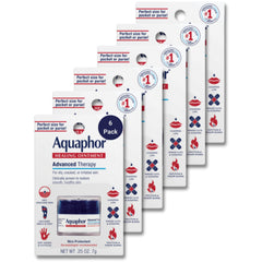 Aquaphor Healing Ointment jar front view showing compact travel-sized protection.