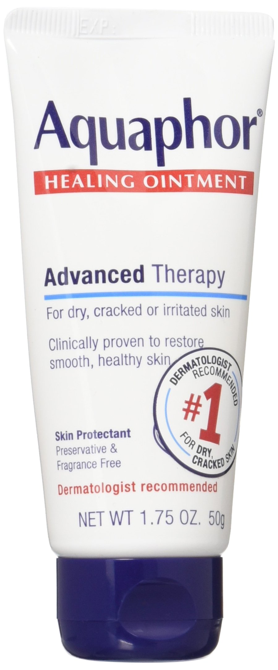 Aquaphor Healing Skin Ointment Advanced Therapy 3-pack outer box for daily skin care.