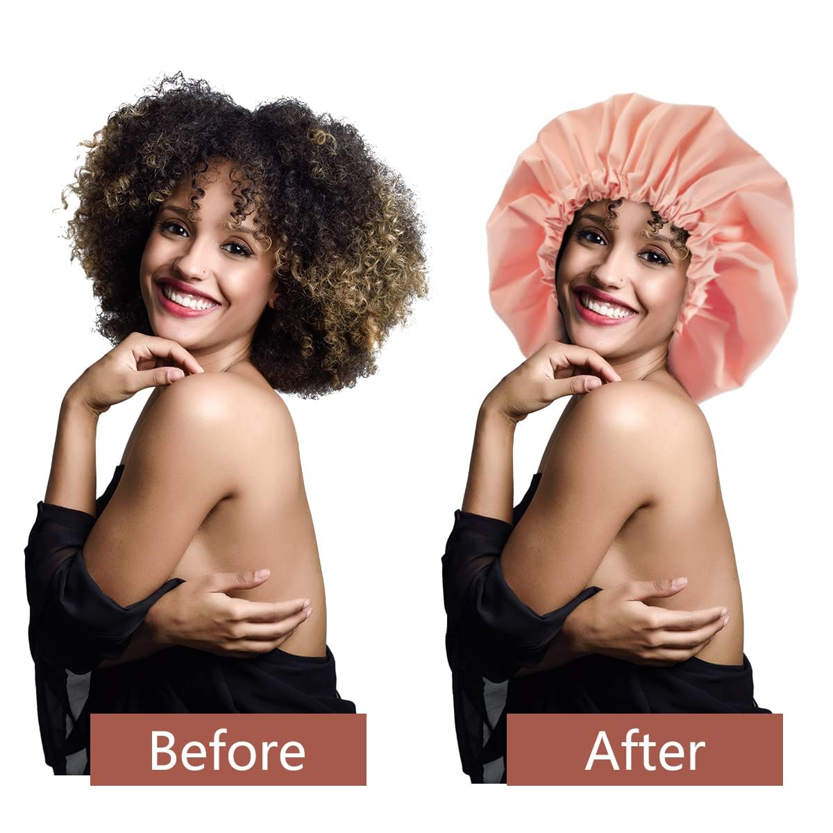 Aquior cap designed for braids and locs helps keep hair organized during care.