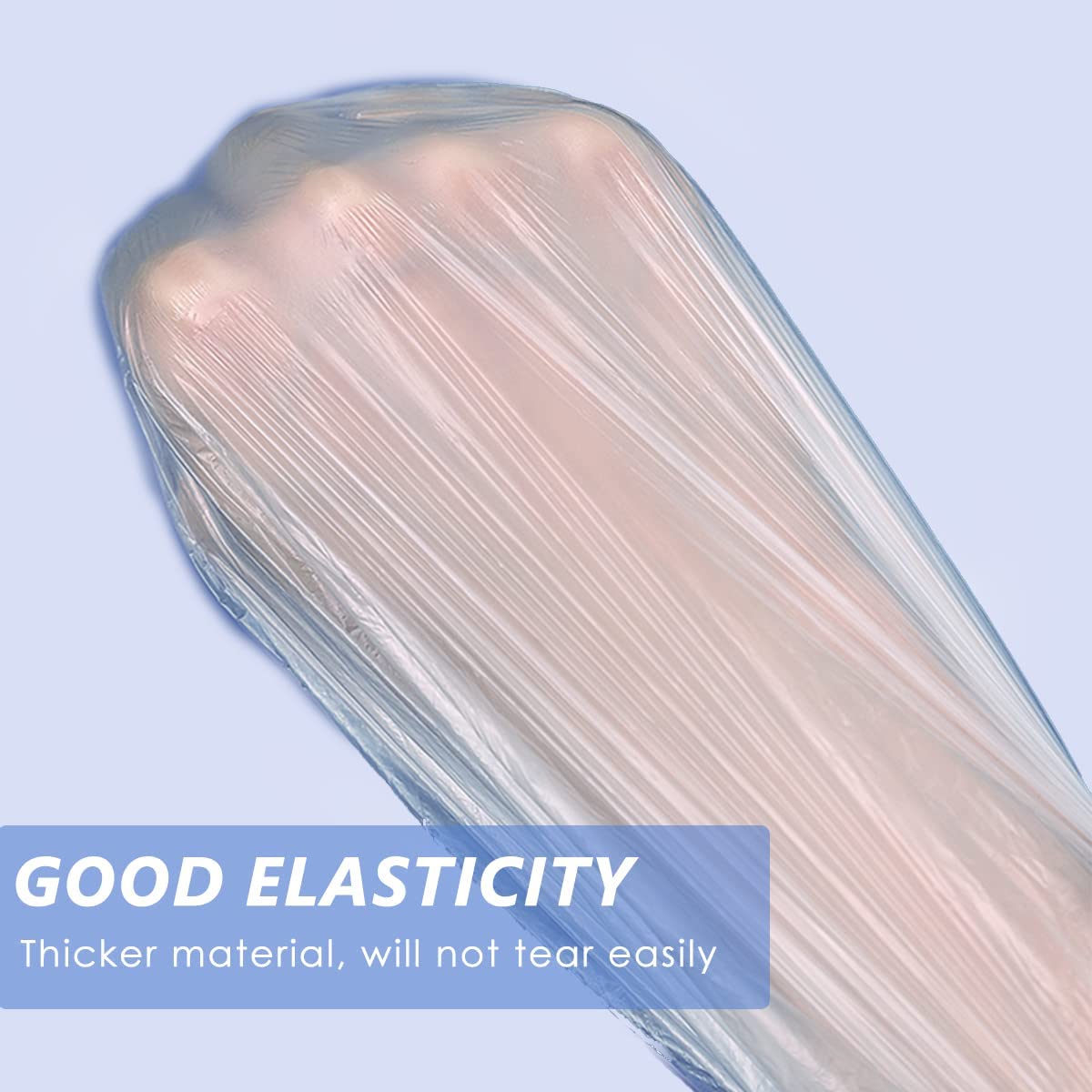 Aquior clear waterproof material close-up demonstrates water barrier.