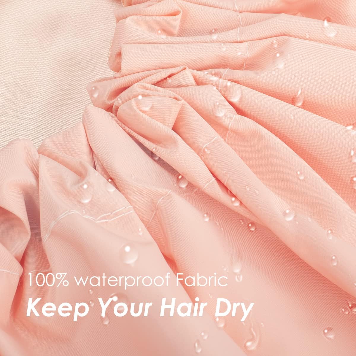 Aquior cap satin lining delivers smooth comfort against hair.
