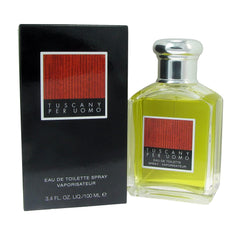 Aramis Tuscany EDT bottle front view, presenting a timeless, office-ready masculine fragrance.