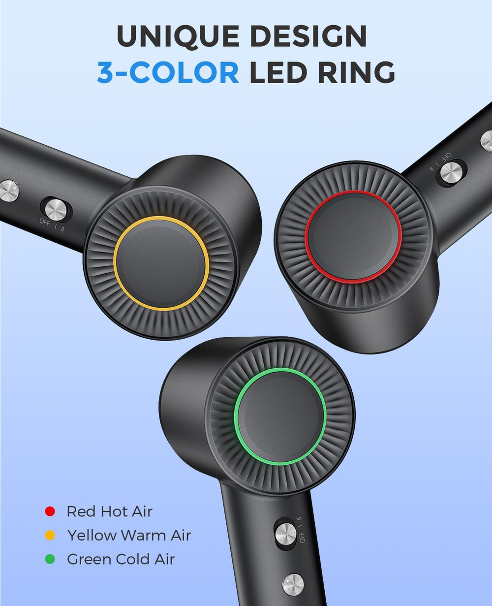 ARAS Hair Dryer magnetic nozzles offer versatile rotating attachments