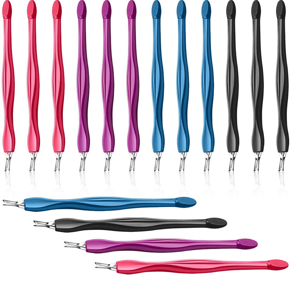 Arbootjin cuticle pusher collection with vibrant colors for daily nail care versatility.