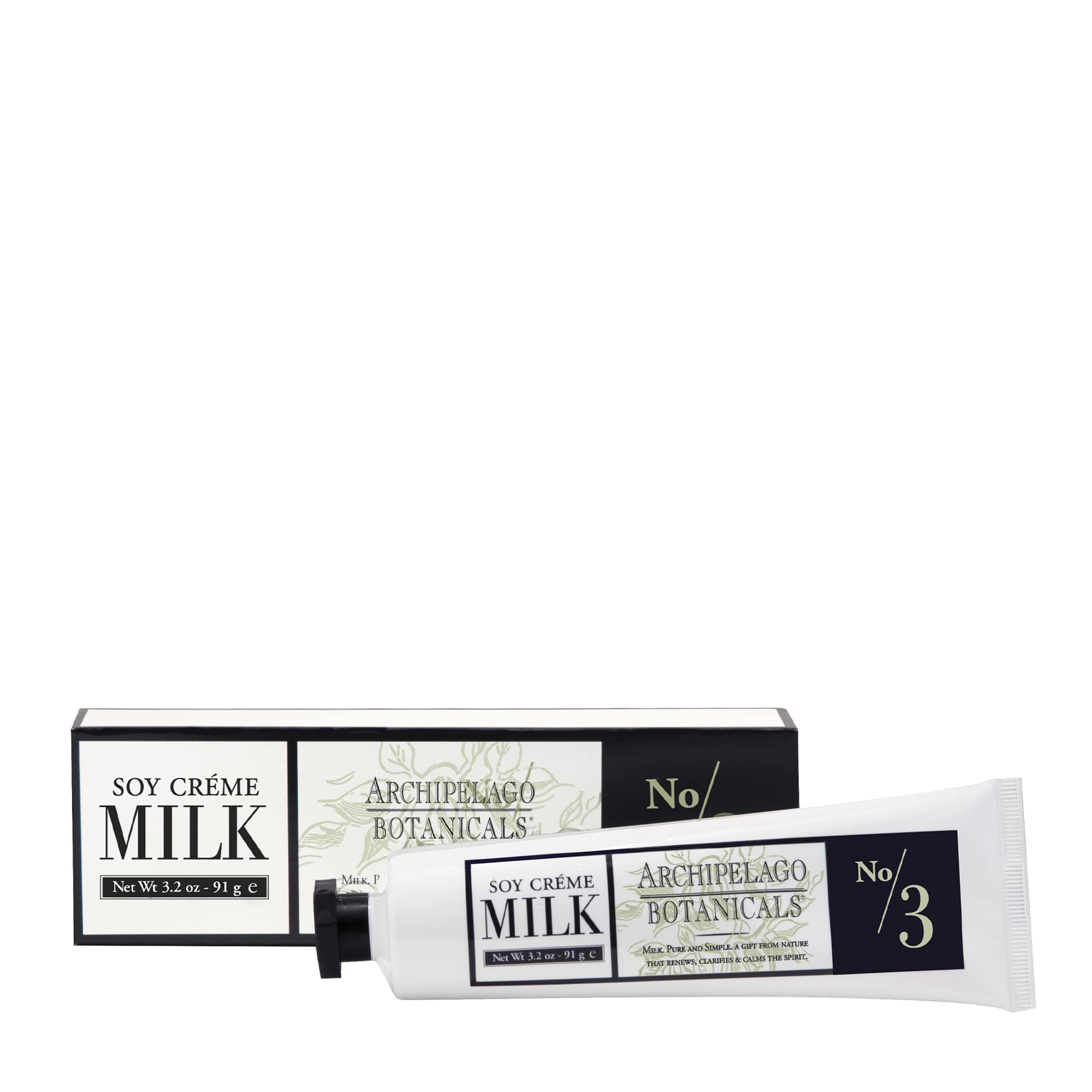 Archipelago Botanicals Soy Milk Hand Crème close-up showing rich hydration for dry hands