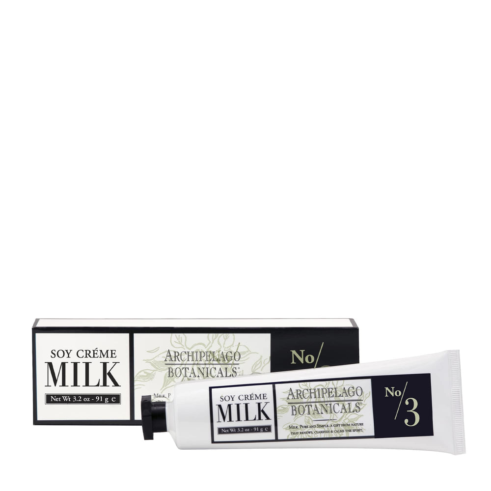 Archipelago Botanicals Soy Milk Hand Crème close-up showing rich hydration for dry hands