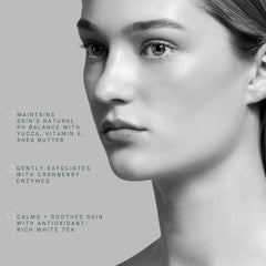 ARCONA shea butter and vitamin E provide deep hydration for moisturized skin.