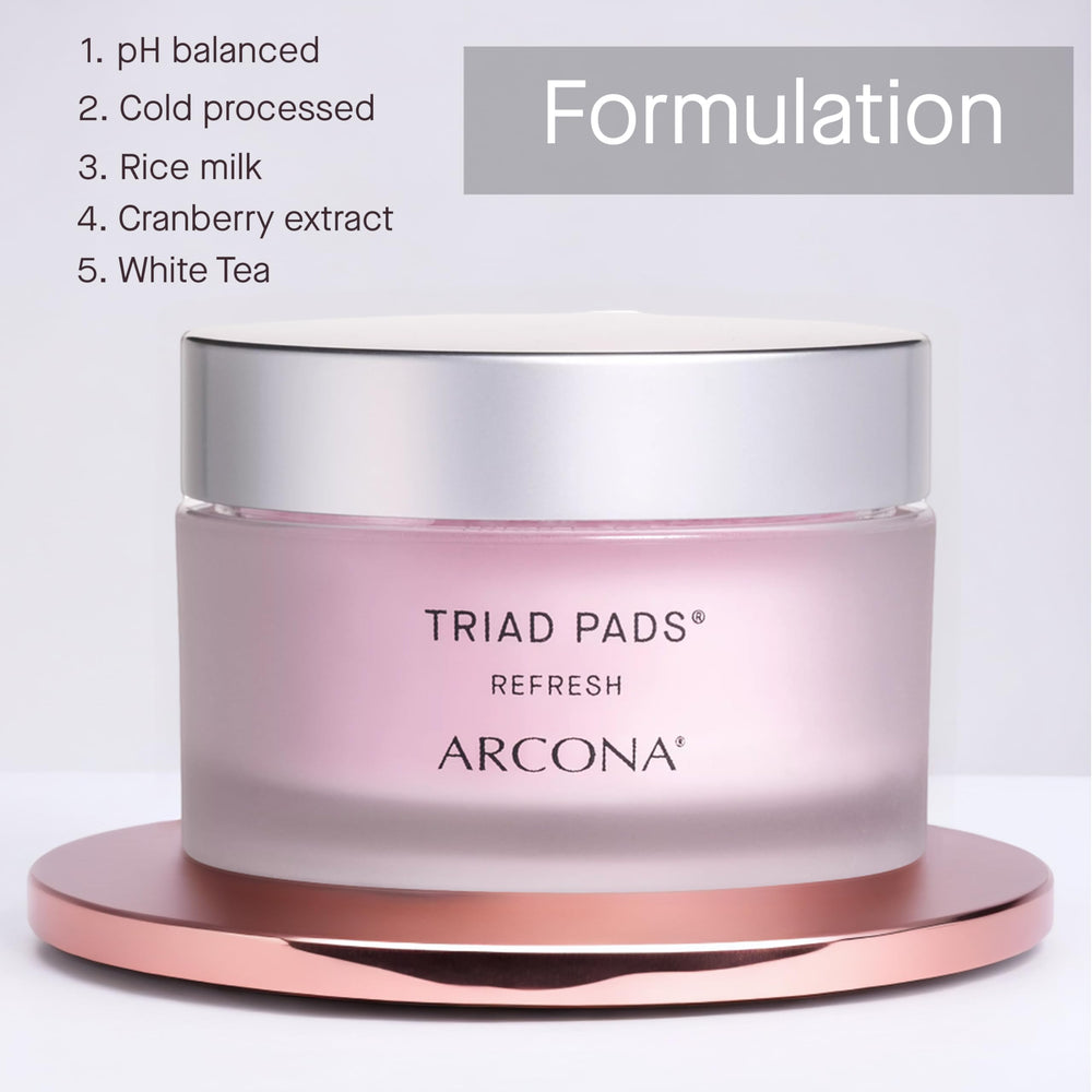 ARCONA Triad Pads USA-made emblem signals domestic production quality.