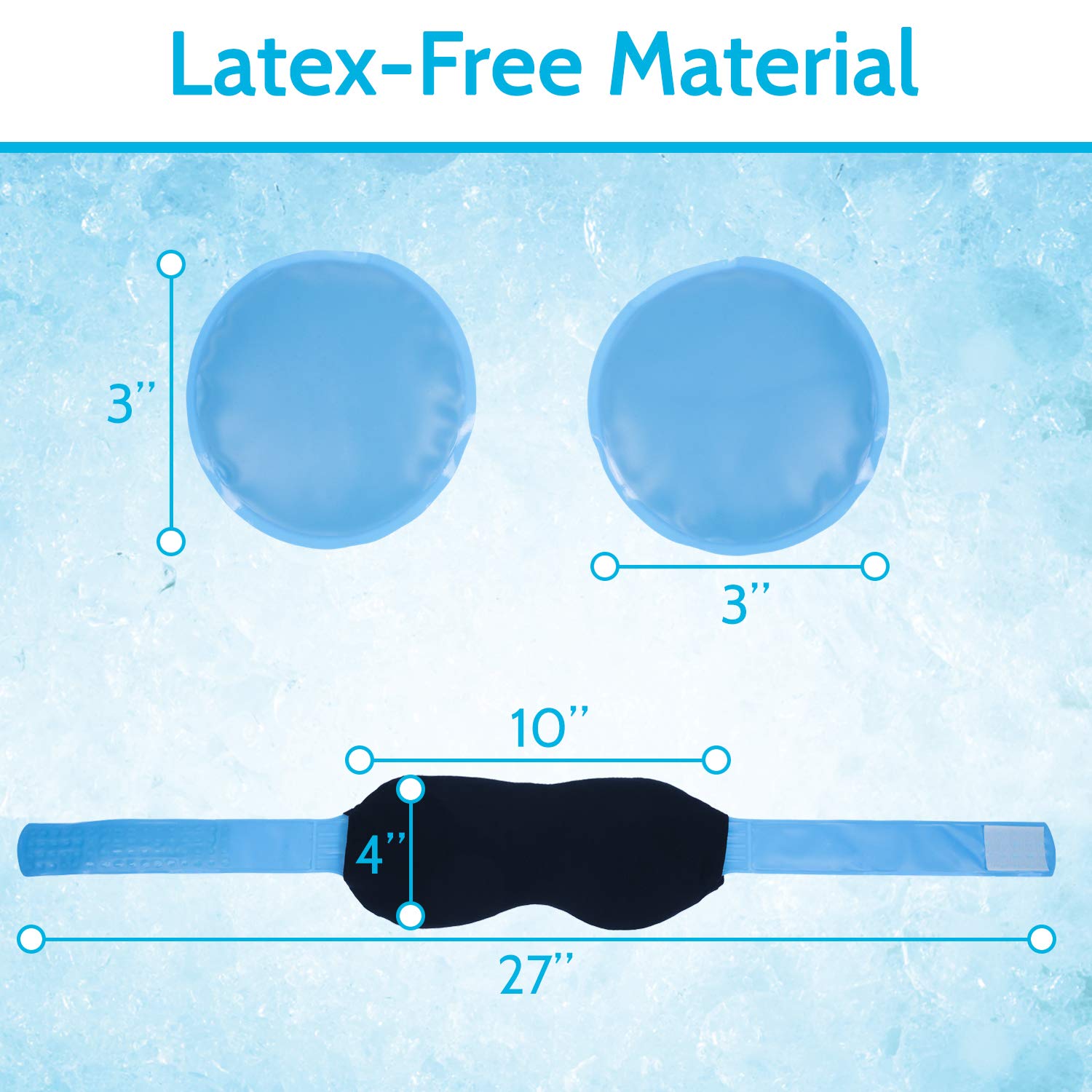 Arctic Flex frozen usage demonstrating cooling therapy benefits.