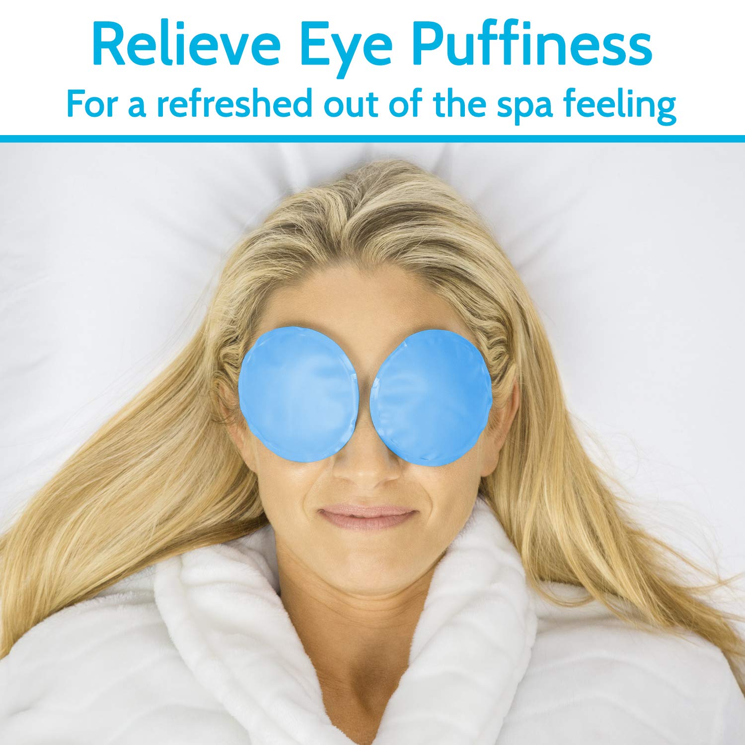 Arctic Flex two round gel packs for targeted facial relief.