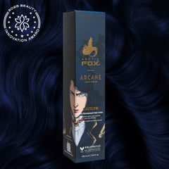 ARCTIC FOX Caitlyn navy blue dye swatch preview before application