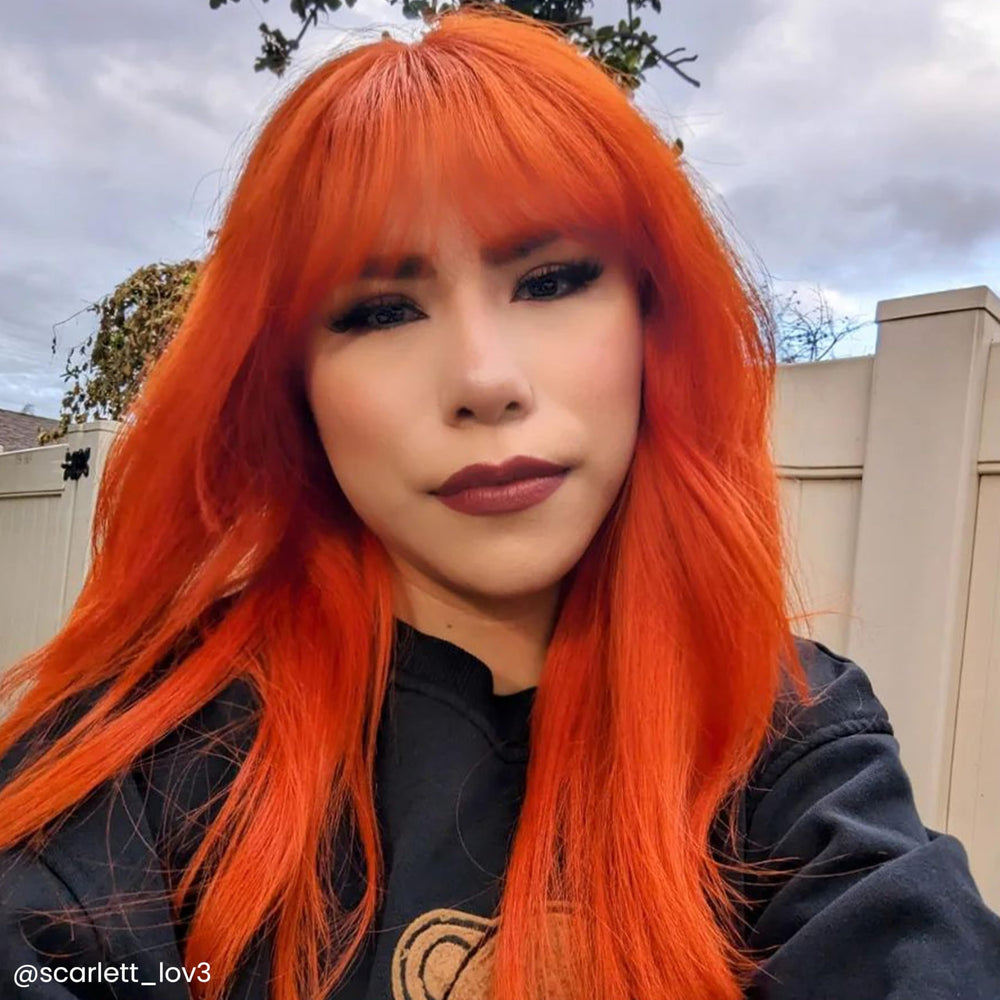Arctic Fox Ginger Flare conditioning during dye highlights gentle hair care.