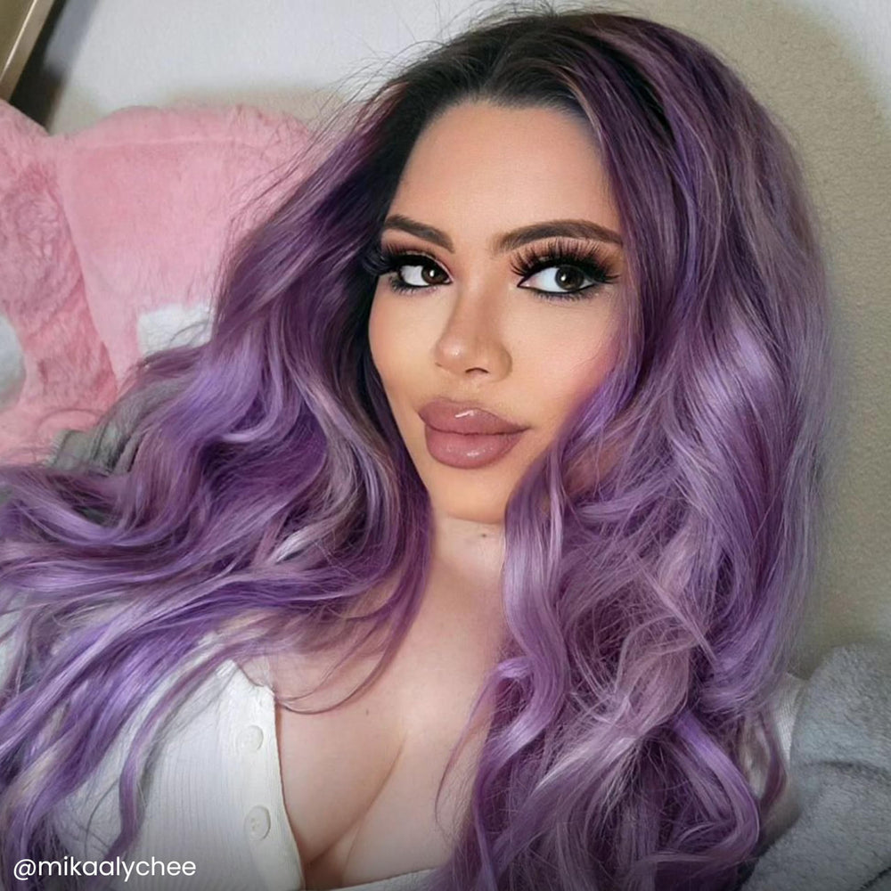 ARCTIC FOX Girls Night application on hair demonstrates conditioning as it colors.