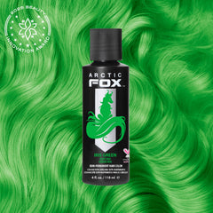 ARCTIC FOX Iris Green – Vegan Semi-Permanent Hair Color Dye (4 fl oz)